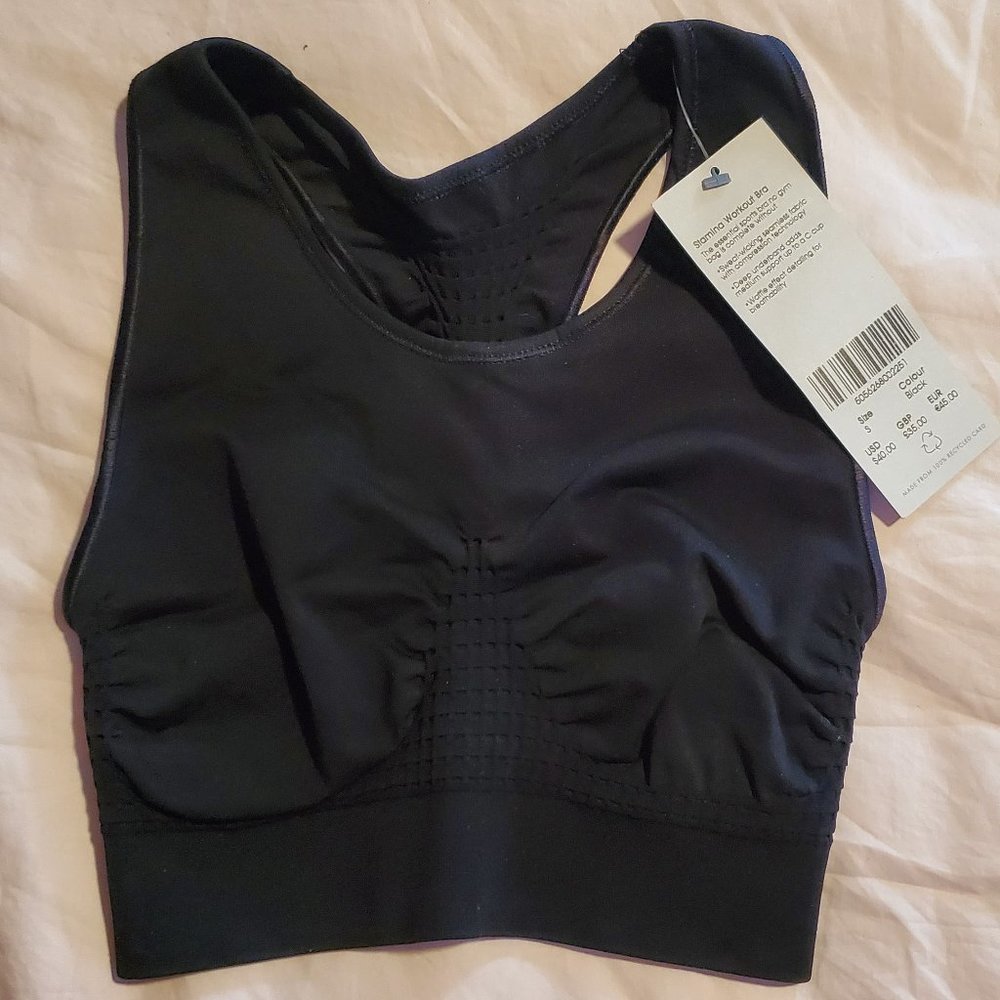 Black Sweaty Betty sports bra size S